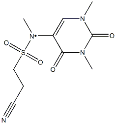 2-cyano-N-(1,3-dimethyl-2,4-dioxo-1,2,3,4-tetrahydropyrimidin-5-yl)-N-methylethane-1-sulfonamido