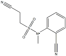 2-cyano-N-(2-cyanophenyl)-N-methylethane-1-sulfonamido|