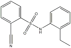 2-cyano-N-(2-ethylphenyl)benzenesulfonamide