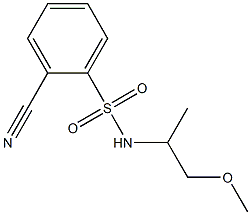 2-cyano-N-(2-methoxy-1-methylethyl)benzenesulfonamide