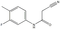 2-cyano-N-(3-fluoro-4-methylphenyl)acetamide