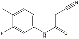  2-cyano-N-(3-fluoro-4-methylphenyl)acetamide