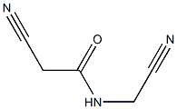 2-cyano-N-(cyanomethyl)acetamide,,结构式