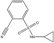2-cyano-N-cyclopropylbenzenesulfonamide