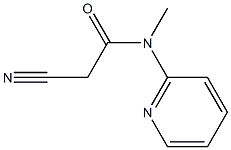 2-cyano-N-methyl-N-(pyridin-2-yl)acetamide 结构式