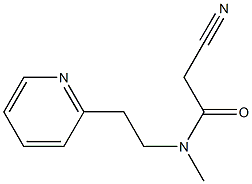 2-cyano-N-methyl-N-[2-(pyridin-2-yl)ethyl]acetamide