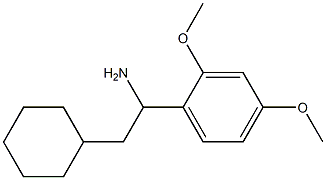 2-cyclohexyl-1-(2,4-dimethoxyphenyl)ethan-1-amine