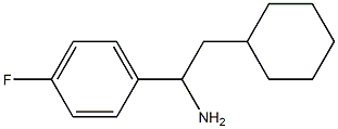 2-cyclohexyl-1-(4-fluorophenyl)ethan-1-amine Structure