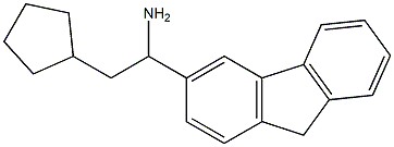 2-cyclopentyl-1-(9H-fluoren-3-yl)ethan-1-amine Structure