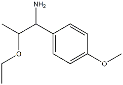 2-ethoxy-1-(4-methoxyphenyl)propan-1-amine,,结构式