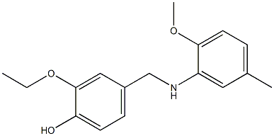 2-ethoxy-4-{[(2-methoxy-5-methylphenyl)amino]methyl}phenol|