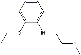 2-ethoxy-N-(2-methoxyethyl)aniline Structure