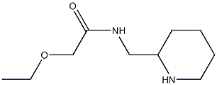 2-ethoxy-N-(piperidin-2-ylmethyl)acetamide|