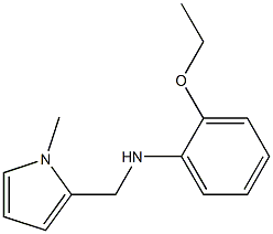 2-ethoxy-N-[(1-methyl-1H-pyrrol-2-yl)methyl]aniline 化学構造式