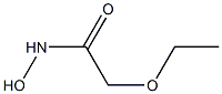 2-ethoxy-N-hydroxyacetamide 化学構造式
