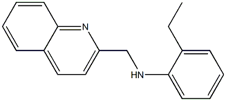 2-ethyl-N-(quinolin-2-ylmethyl)aniline Structure