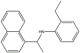 2-ethyl-N-[1-(naphthalen-1-yl)ethyl]aniline Structure