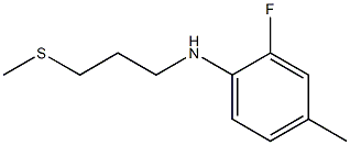 2-fluoro-4-methyl-N-[3-(methylsulfanyl)propyl]aniline|