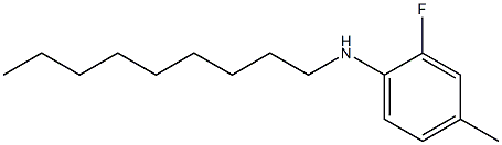 2-fluoro-4-methyl-N-nonylaniline Structure