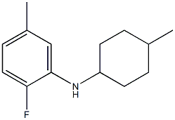 2-fluoro-5-methyl-N-(4-methylcyclohexyl)aniline|