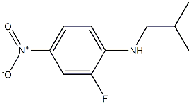 2-fluoro-N-(2-methylpropyl)-4-nitroaniline Struktur