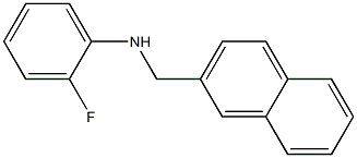 2-fluoro-N-(naphthalen-2-ylmethyl)aniline Structure