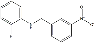 2-fluoro-N-[(3-nitrophenyl)methyl]aniline Structure