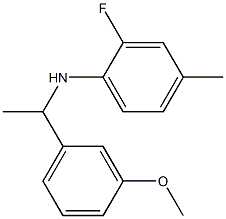 2-fluoro-N-[1-(3-methoxyphenyl)ethyl]-4-methylaniline