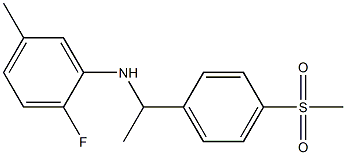 2-fluoro-N-[1-(4-methanesulfonylphenyl)ethyl]-5-methylaniline