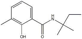  2-hydroxy-3-methyl-N-(2-methylbutan-2-yl)benzamide