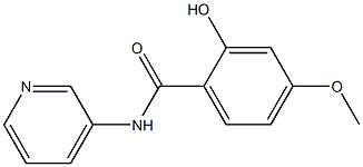 2-hydroxy-4-methoxy-N-(pyridin-3-yl)benzamide,,结构式