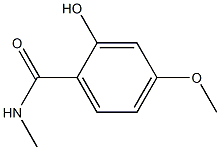 2-hydroxy-4-methoxy-N-methylbenzamide Struktur