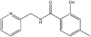 2-hydroxy-4-methyl-N-(pyridin-2-ylmethyl)benzamide Structure