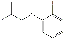 2-iodo-N-(2-methylbutyl)aniline,,结构式