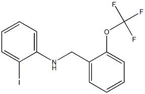 2-iodo-N-{[2-(trifluoromethoxy)phenyl]methyl}aniline