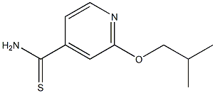 2-isobutoxypyridine-4-carbothioamide Structure