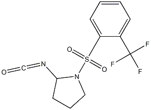  2-isocyanato-1-{[2-(trifluoromethyl)benzene]sulfonyl}pyrrolidine