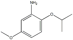 2-isopropoxy-5-methoxyaniline 化学構造式