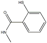 2-MERCAPTO-N-METHYLBENZAMIDE 结构式