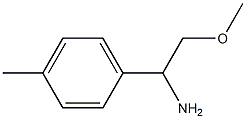 2-methoxy-1-(4-methylphenyl)ethanamine Struktur