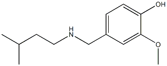 2-methoxy-4-{[(3-methylbutyl)amino]methyl}phenol