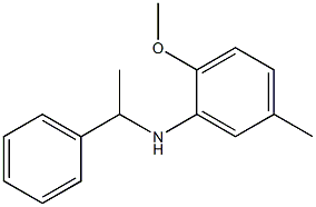 2-methoxy-5-methyl-N-(1-phenylethyl)aniline|