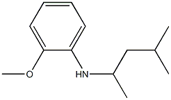 2-methoxy-N-(4-methylpentan-2-yl)aniline Structure