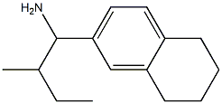 2-methyl-1-(5,6,7,8-tetrahydronaphthalen-2-yl)butan-1-amine,,结构式