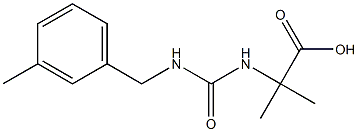 2-methyl-2-({[(3-methylbenzyl)amino]carbonyl}amino)propanoic acid