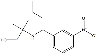 2-methyl-2-{[1-(3-nitrophenyl)butyl]amino}propan-1-ol