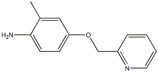2-methyl-4-(pyridin-2-ylmethoxy)aniline Structure