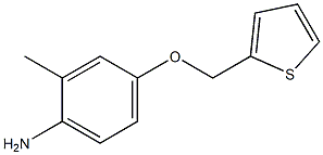 2-methyl-4-(thiophen-2-ylmethoxy)aniline Structure