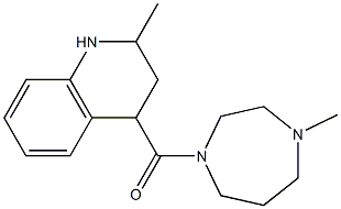  2-methyl-4-[(4-methyl-1,4-diazepan-1-yl)carbonyl]-1,2,3,4-tetrahydroquinoline