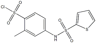  2-methyl-4-[(thien-2-ylsulfonyl)amino]benzenesulfonyl chloride